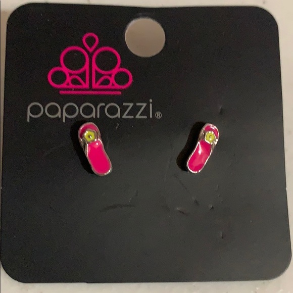 Paparazzi Starlight Shimmer Tropical Earrings - Picture 6 of 6